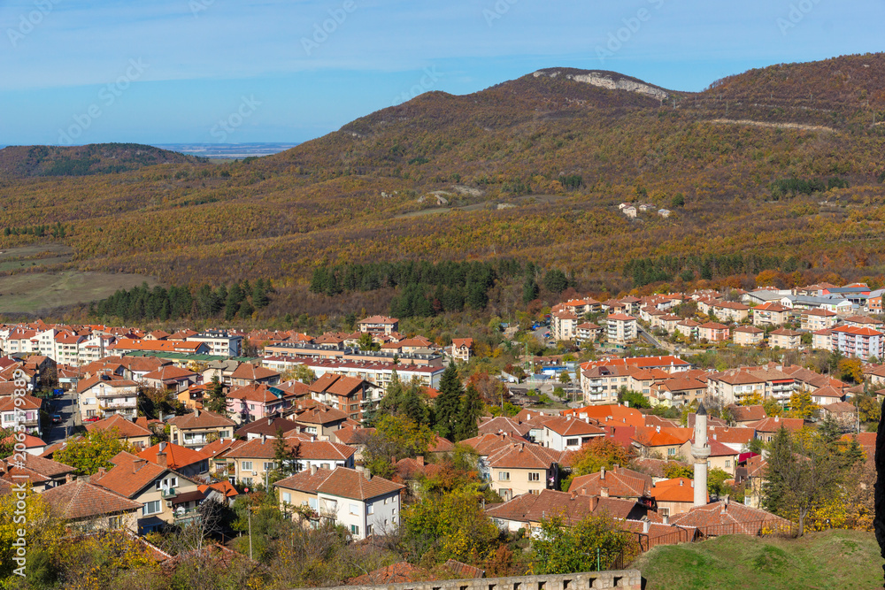 Obraz premium Autumn view of Belogradchik Rocks, Bulgaria