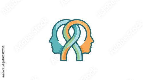 Abstract Intertwined Human Profiles Concept
