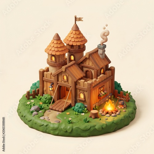 castle in the forest