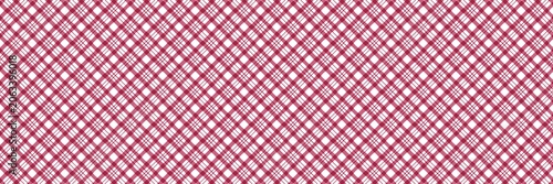 Quadro su tela Vivid crimson red seamless argyle diamond pattern layout