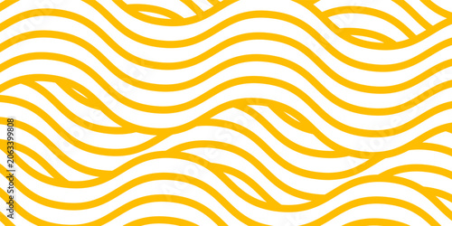 Photos Yellow instant noodle, pasta and spaghetti texture with geometric wavy lines