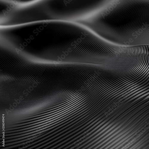 Abstract Ocean Waves Texture