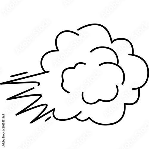 Line Cartoon Explosion