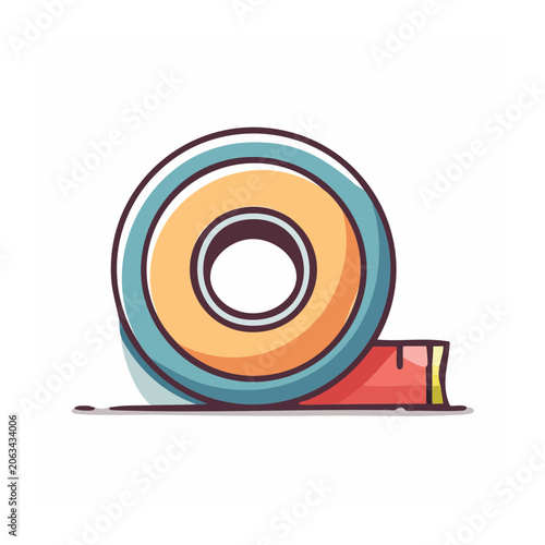 Flat design target with arrow icon
