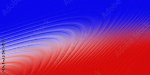 Foto Abstract red and blue gradient background with smooth wave liquid flow pattern