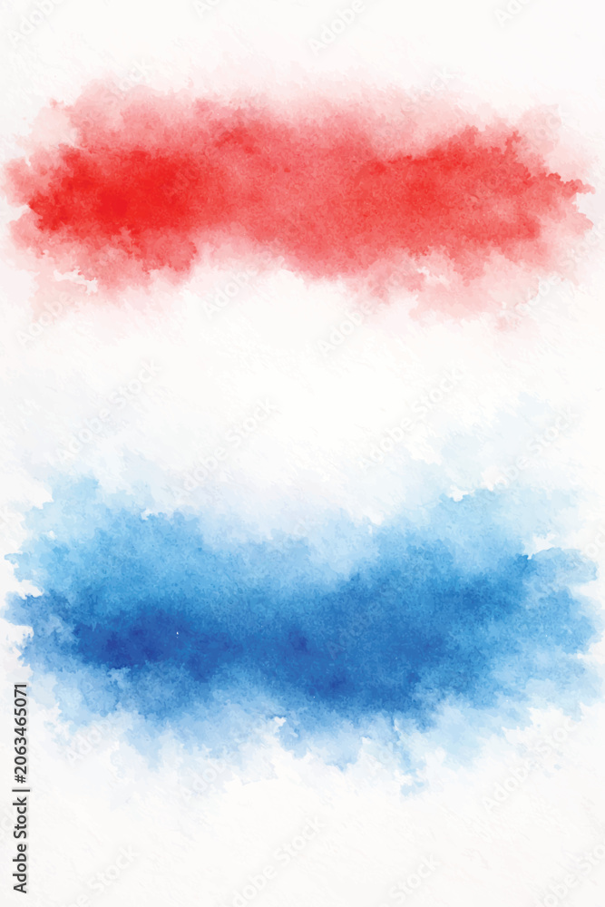 Obraz premium watercolor clean red and white color background