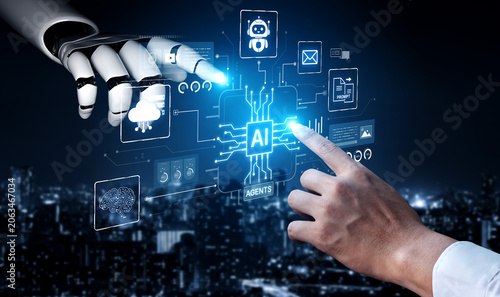 Foto AI agent connect omni cloud, email, and mixed knowledge to automate task