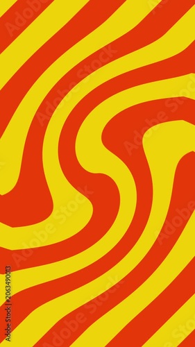 Abstract Wavy Stripe Pattern Loop Animation Background