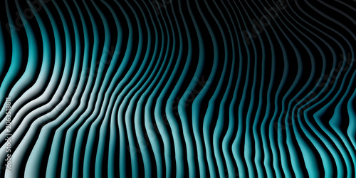 Abstract dark background with flowing teal ribbons abstract background