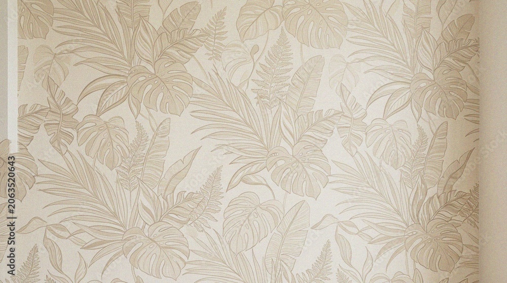 Fototapeta premium Elegant Floral Wallpaper Texture Pattern Design.