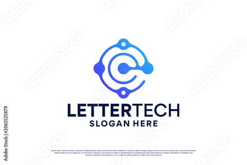Initial Letter E Logo Design For Corporate Identity And Branding