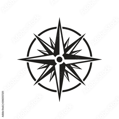 Photos Nautical compass rose navigation direction symbol with navigation, direction