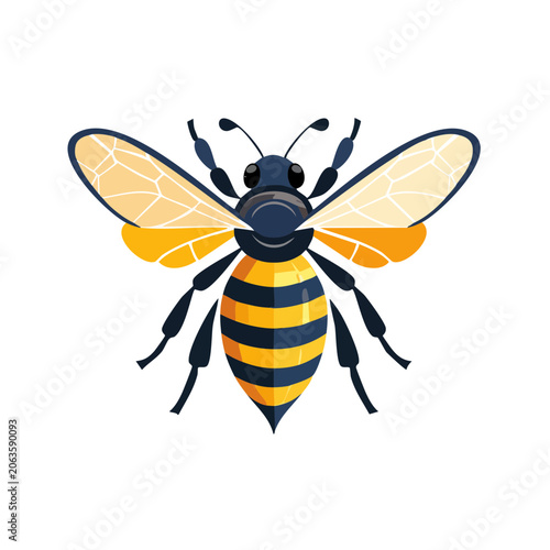 Flat design butterfly vector icon