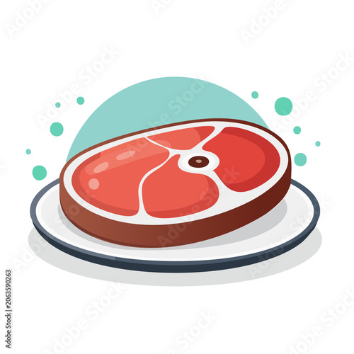 Flat design target icon with crosshair