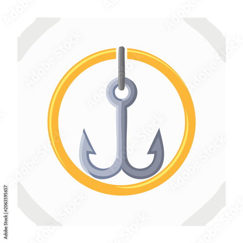 Flat design shopping bag icon vector