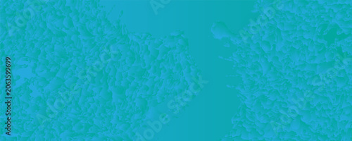 Cyan abstract background with grunge liquid splash texture pattern