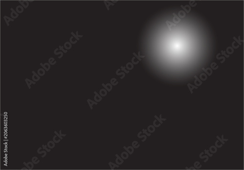 black and white background.