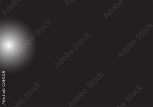 black and white background.