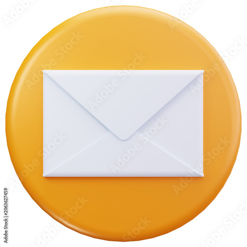 Email Message 3D Illustrations