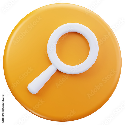 Search Tool 3D Illustrations