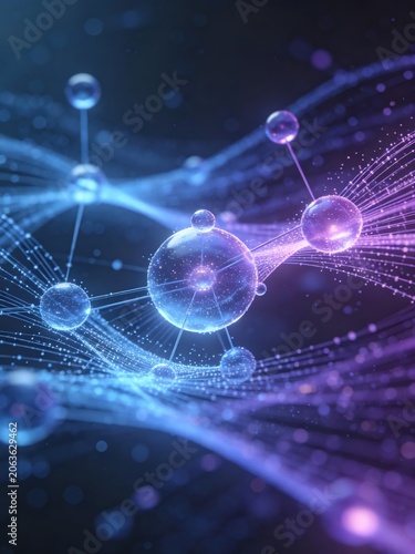 Concept diagram of quantum entanglement
