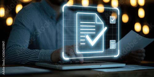 Digital document online form approval verification procurement workflow checklist compliance contract