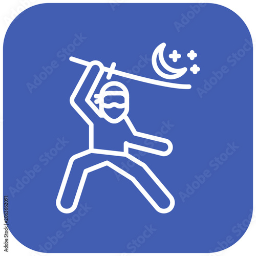 Photography Night Attack Icon