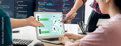 Photos ESG environmental social governance policy for brisk business to set a standard