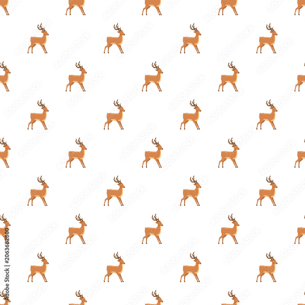 Obraz premium Deer repeating throughout a seamless background creating a beautiful texture