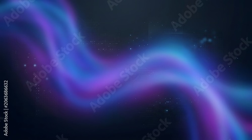 Abstract digital wave with circuit board overlay futuristic technology background