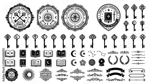 Collection of various metal seals.