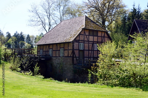 Historical Water Mill Federlohmühlen, Lower Saxony