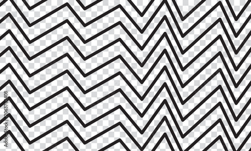 Black Chevron Line Pattern with Geometric Zigzag Design and Modern Abstract Background