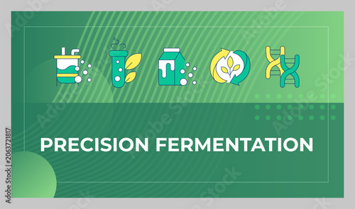 Canvas Print Precision fermentation presentation slide template