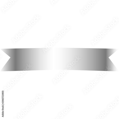 Silver Ribbon Illustration