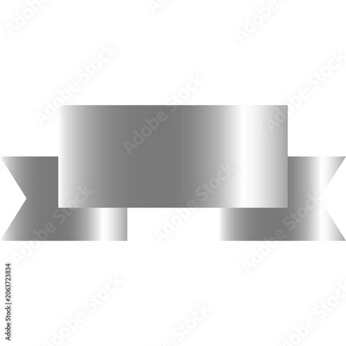 Silver Ribbon Illustration