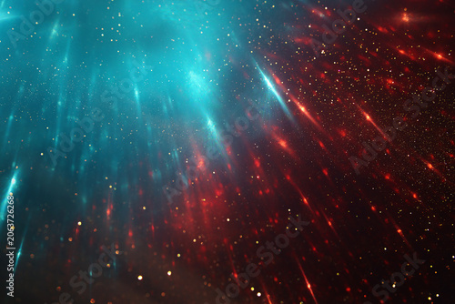 Abstract background of soft focus bokeh lights
