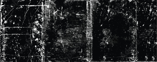 Abstract grunge lettering background. Urban cyber punk wide illustration	
