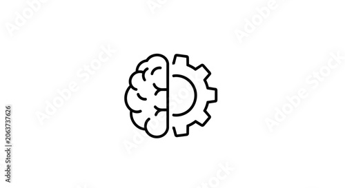 Photos Brain with gear cog mechanism inside.