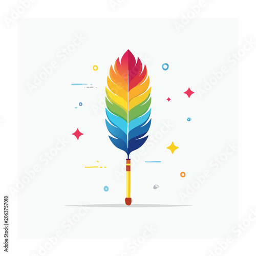 Flat design hot air balloon with colorful patterns