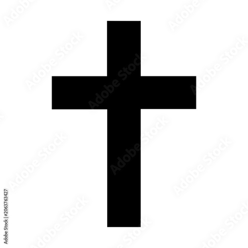 Photography Christian cross religion solid black icon