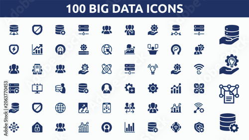 Performance measurement metric infographic with business icons and central circle