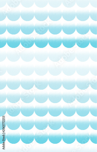 seamless pattern with blue waves