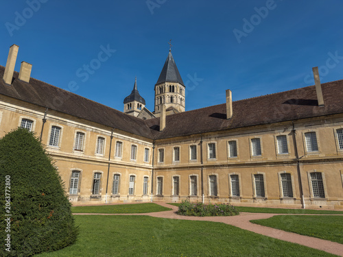 Cluny Abbey, former Benedictine monastary in Cluny, France.