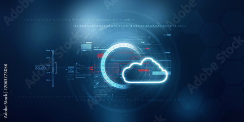 2d illustration abstract cloud background