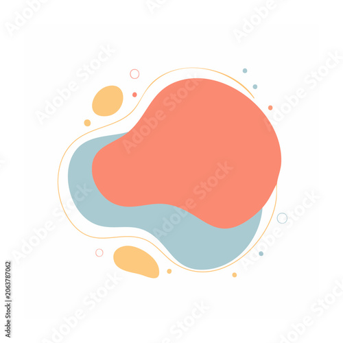 Flat design heart with gradient circle