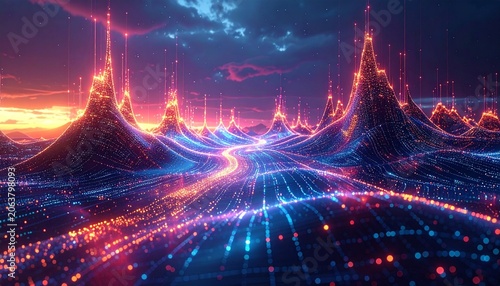 abstract lights background