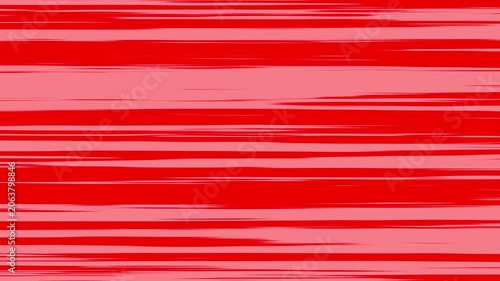 Abstract broken or no signal television, tv or computer screen glitch with noisy animation on black background. Red color animation 