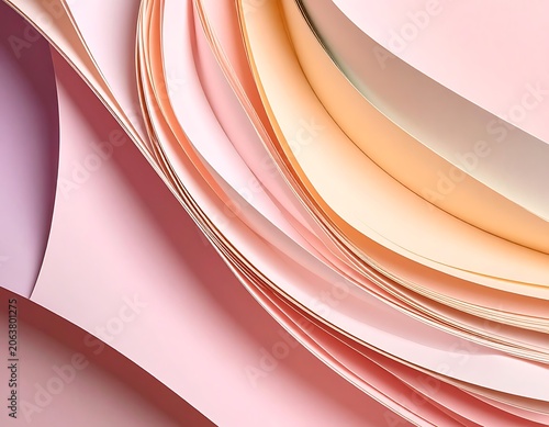 Soft pink and gold abstract background.