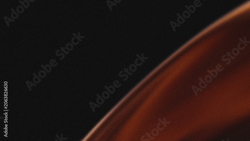 Cuadro en lienzo Abstract minimalist background with dark black and warm brown gradient split by